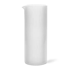 Mjölkkannor-Ferm Living Ripple mjölkkanna 40 cl, Frosted