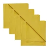 Tygservetter|Tygservetter-Linum Robert servett 4-pack, Senapsgul