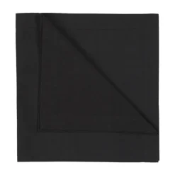 Tygservetter|Tygservetter-Linum Robert servett 4-pack, Svart