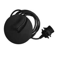 Rosette takupphängning metall, svart^Umage Best