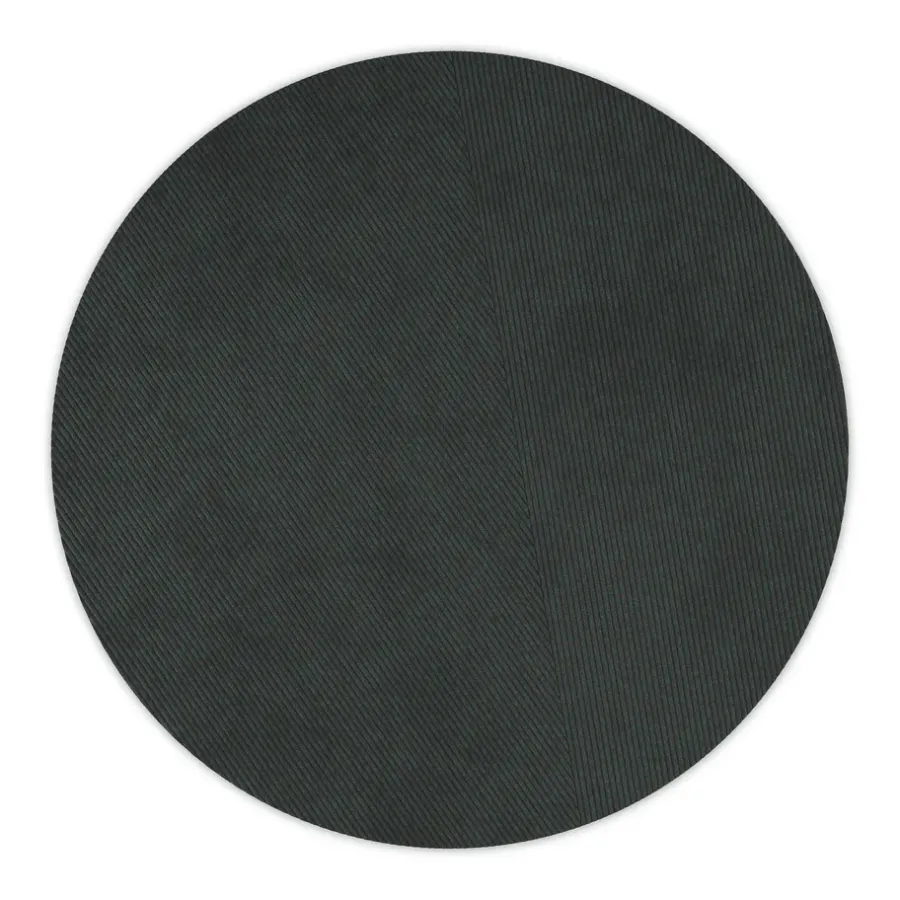 Runda Mattor-Northern Row matta rund Ø270 cm, Mörkgrön