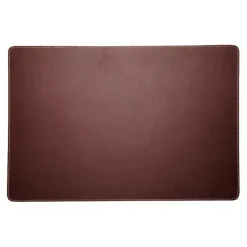 Bordstabletter-Ørskov bordstablett läder fyrkantig, brun