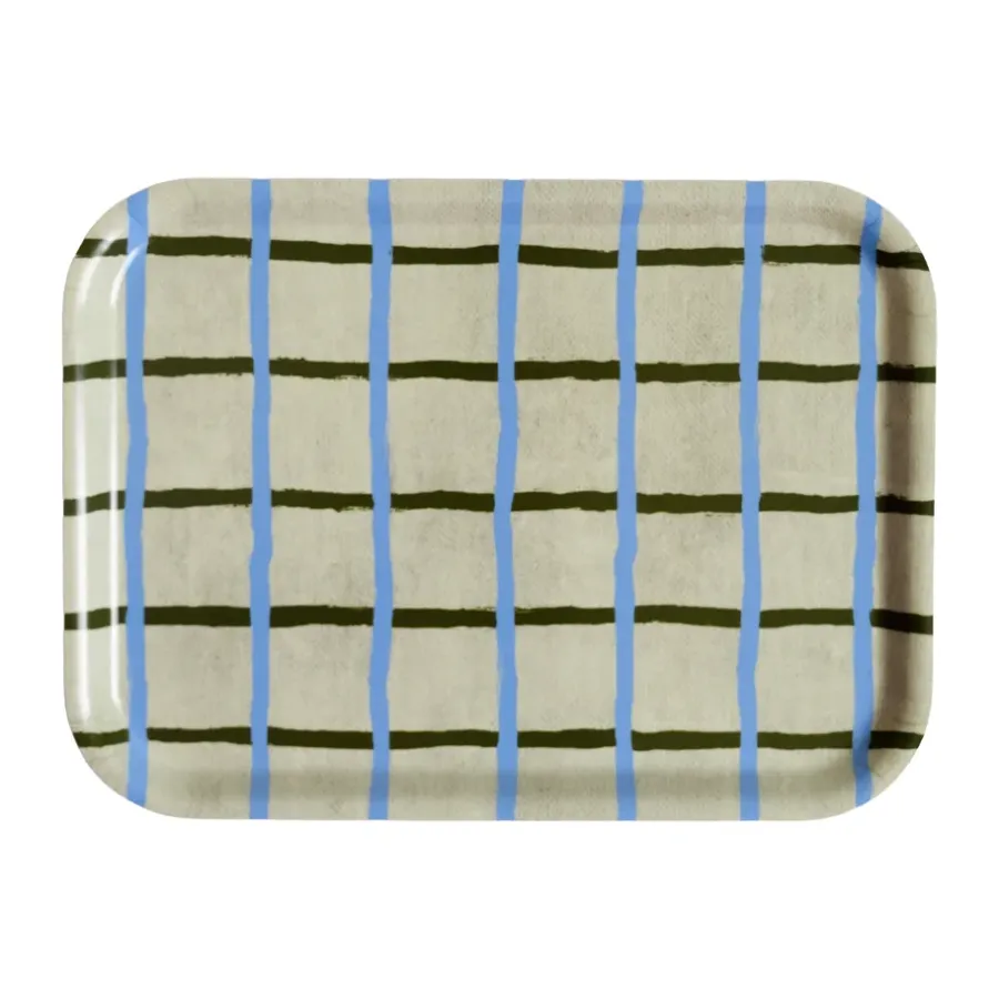 Brickor-Fine Little Day Rutig bricka 20x27 cm, Pistage