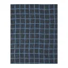 Dukar|Dukar-Fine Little Day Rutig jacquardvävd bordsduk 147x147 cm, Blue-black