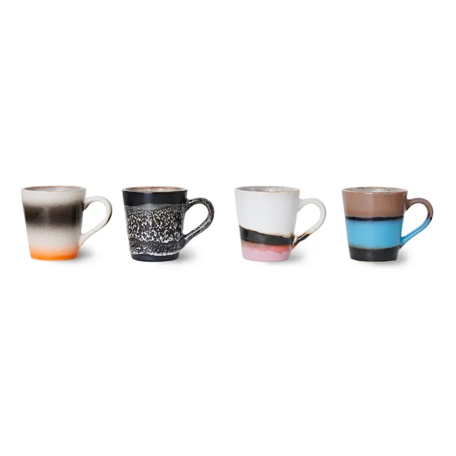 70's espresso mugg 4-pack, Funky^HKliving Discount