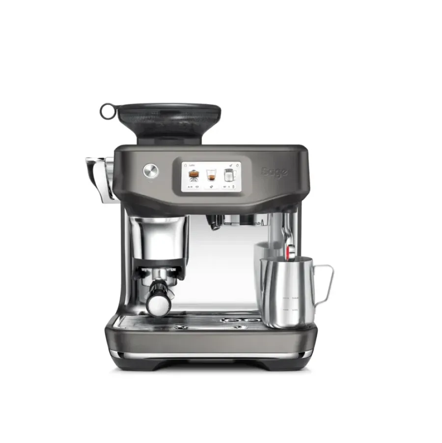 Kaffemaskiner-Sage SES 881 automatisk espressomaskin, Black steel