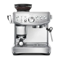 SES 876 halvautomatisk espressomaskin, Brushed Stainless Steel^Sage Hot
