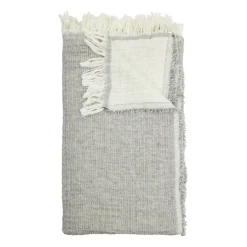 Bomullsplädar & Bomullsfiltar-Boel & Jan Samos pläd 120x150 cm, Grå