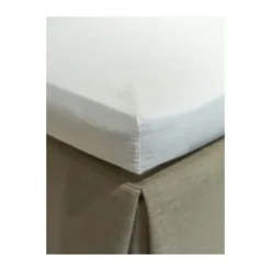 Satina Kuvertsytt Lakan EKO, Vit, 160x200 cm^Mille Notti