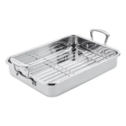 Ugnsformar-Scanpan Impact långpanna med galler, 43,5x28,5 cm