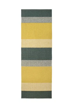 Gångmattor|Utomhusmattor-Brita Sweden Seasons plastmatta 70x200 cm, sunny (gul, grön)