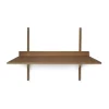 Skrivbord-Ferm Living Sector skrivbord, Smoked Oak, brass