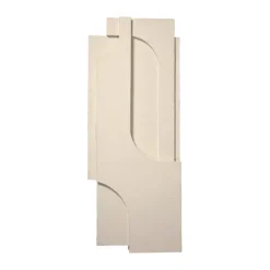 Väggdekorationer-Kristina Dam Studio Serif Relief väggdekoration L, Off white