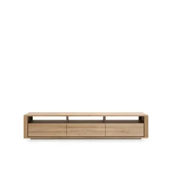 Shadow mediabänk, Vaxoljad ek 3 lådor^Ethnicraft New