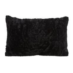 Kuddar-Shepherd of Sweden Shepherd Lina fårskinnskudde 60 x 40 cm, svart