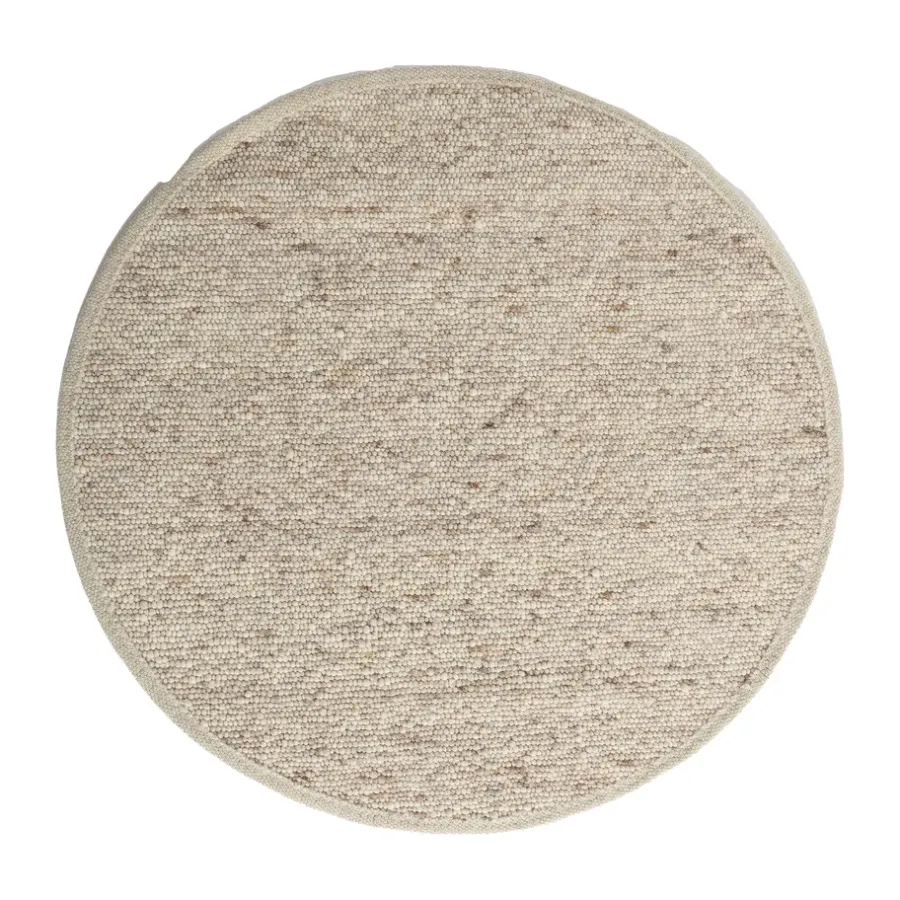 Sierrafil round matta, Ecru nr 32, Ø250 cm^Tisca