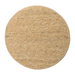 Runda Mattor-Tisca Sierrafil round matta, Gold nr. 261, Ø250 cm