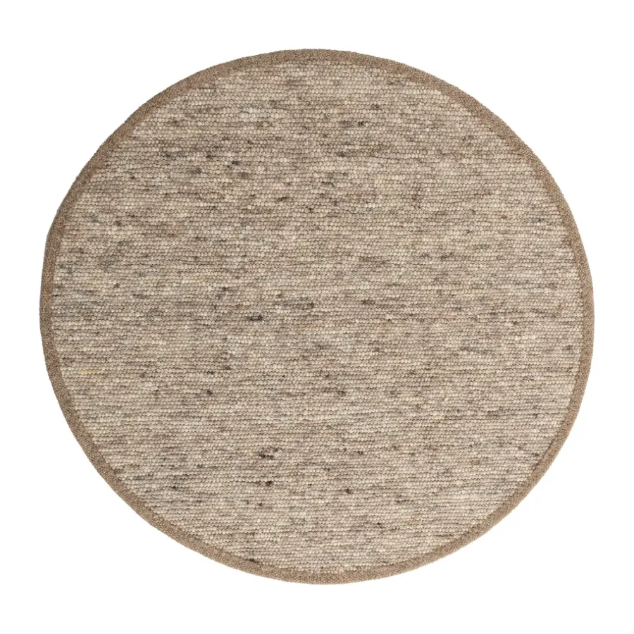 Sierrafil round matta, Macchiato nr. 125, Ø170 cm^Tisca Hot