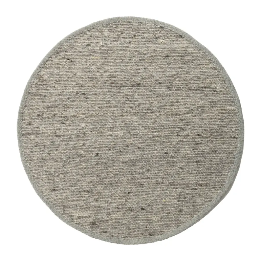 Runda Mattor-Tisca Sierrafil round matta, Silver nr. 28, Ø250 cm