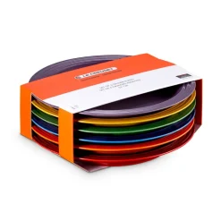 Signature stengods middagstallrik 6-delar, Rainbow^Le Creuset Hot