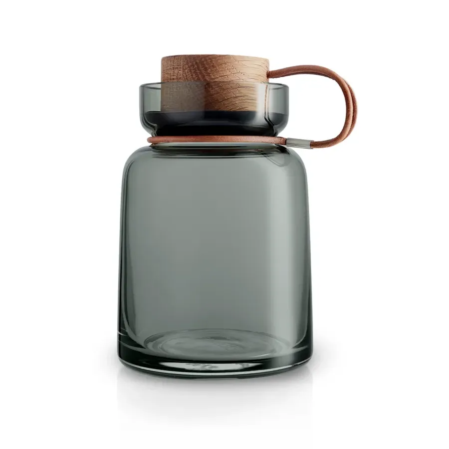 Förvaringsburkar-Eva Solo Silhouette förvaringsburk smokey grey, 0,7 l