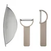 Potatisskalare-Zone Denmark Singles snittset 3 selar, Soft taupe