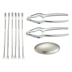 Bestickset-Dorre Skagen skaldjursset 9 delar, Rostfritt stål
