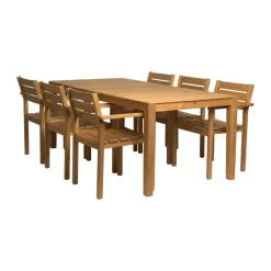 Sköndal matbord 220x95x76 cm, Teak^1898 Discount