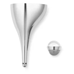 Vin- & Bartillbehör|Vinkaraffer-Georg Jensen Sky dekanterare med filter, Rostfritt stål