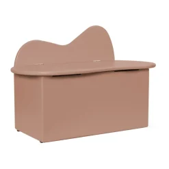 Bänkar-Ferm Living Slope bänk med förvaring 75x38x51 cm, Rose