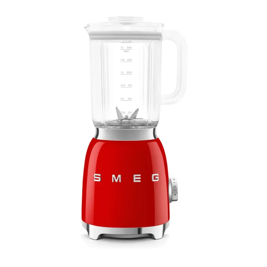 50's Style blender 800 watt, Röd^Smeg Clearance