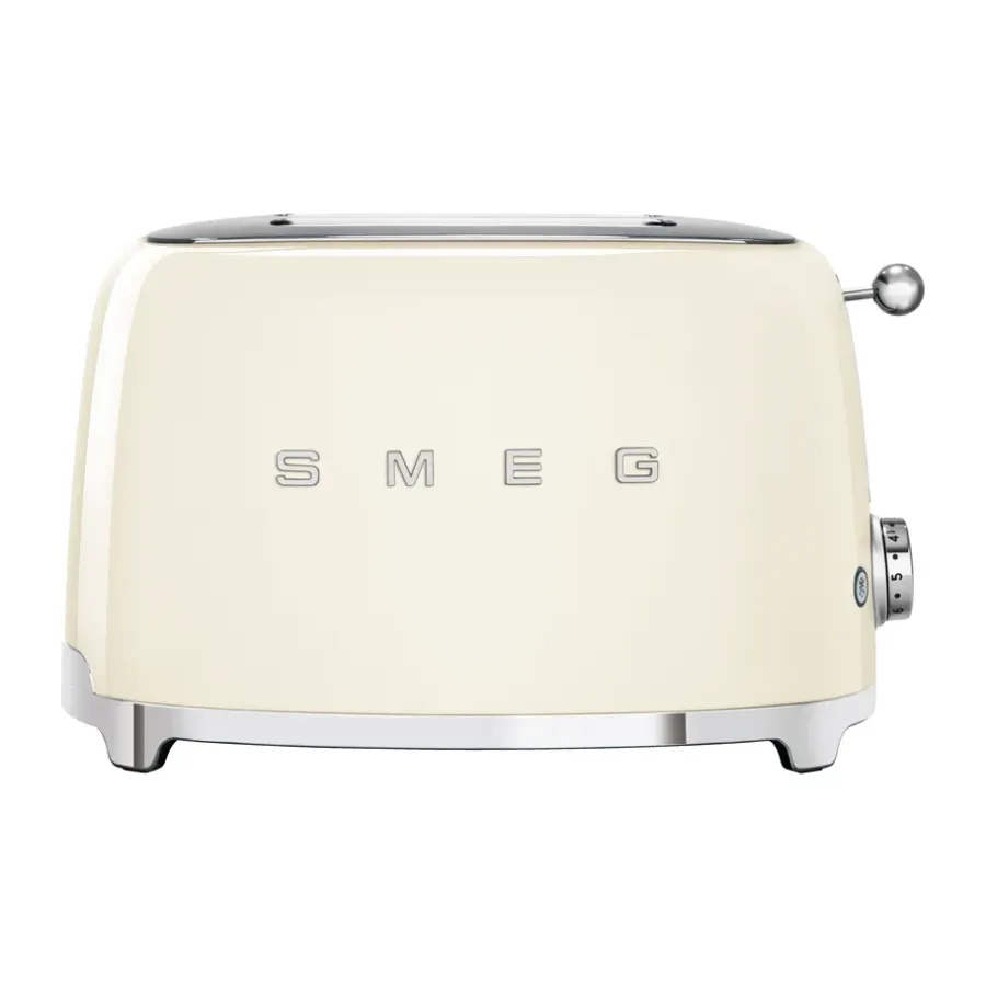 50's Style brödrost 2 skivor, Créme vit^Smeg Best