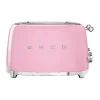 Brödrostar-Smeg 50's Style brödrost 4x4 skivor, Rosa