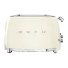 Brödrostar-Smeg 50's Style brödrost 4x4 skivor, Créme vit