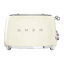 Brödrostar-Smeg 50's Style brödrost 4x4 skivor, Créme vit