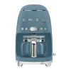 Kaffemaskiner-Smeg 50's Style kaffebryggare 10 koppar, Matt storm blue