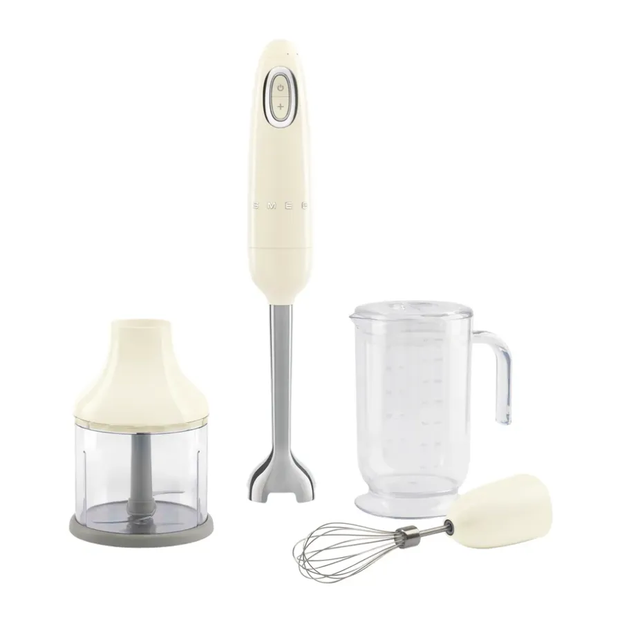 Elvispar-Smeg 50's Style stavmixer set 4 delar, Creme