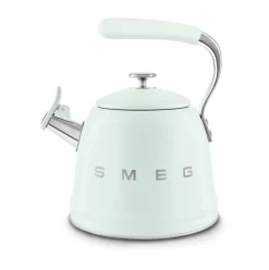 Kaffekannor, Presskannor & Kaffefilter-Smeg 50's Style vattenkittel med vissla, Pastell green