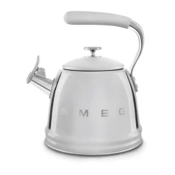 Kaffekannor, Presskannor & Kaffefilter-Smeg 50's Style vattenkittel med vissla, Stainless steel