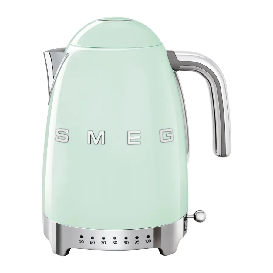 50's Style vattenkokare med variabel temperatur 1,7 L, Pastell grön^Smeg Clearance