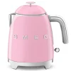 Vattenkokare-Smeg 50's Style vattenkokare mini 0,8 L, Rosa