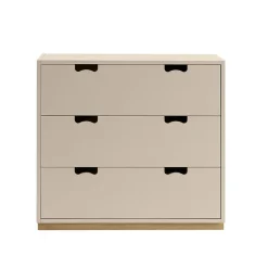 Snö A3 byrå, dark sand, eksockel^Asplund Best