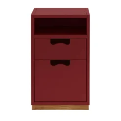 Sängbord-Asplund Snö G3 sängbord, Brown red