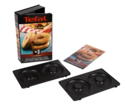 Smörgåsgrillar-Tefal Snack Collection bagelplåt till smörgåsgrill, Svart