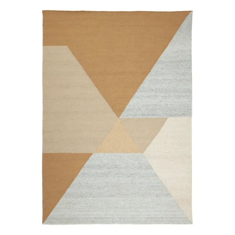 Ullmattor-Linie Design Snefrid matta, Mustard, 140x200 cm