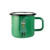 Muminmuggar-Muurla Snusmumriken emaljmugg 37 cl, Grön