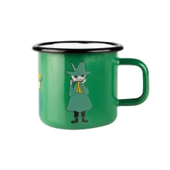 Muminmuggar-Muurla Snusmumriken emaljmugg 37 cl, Grön