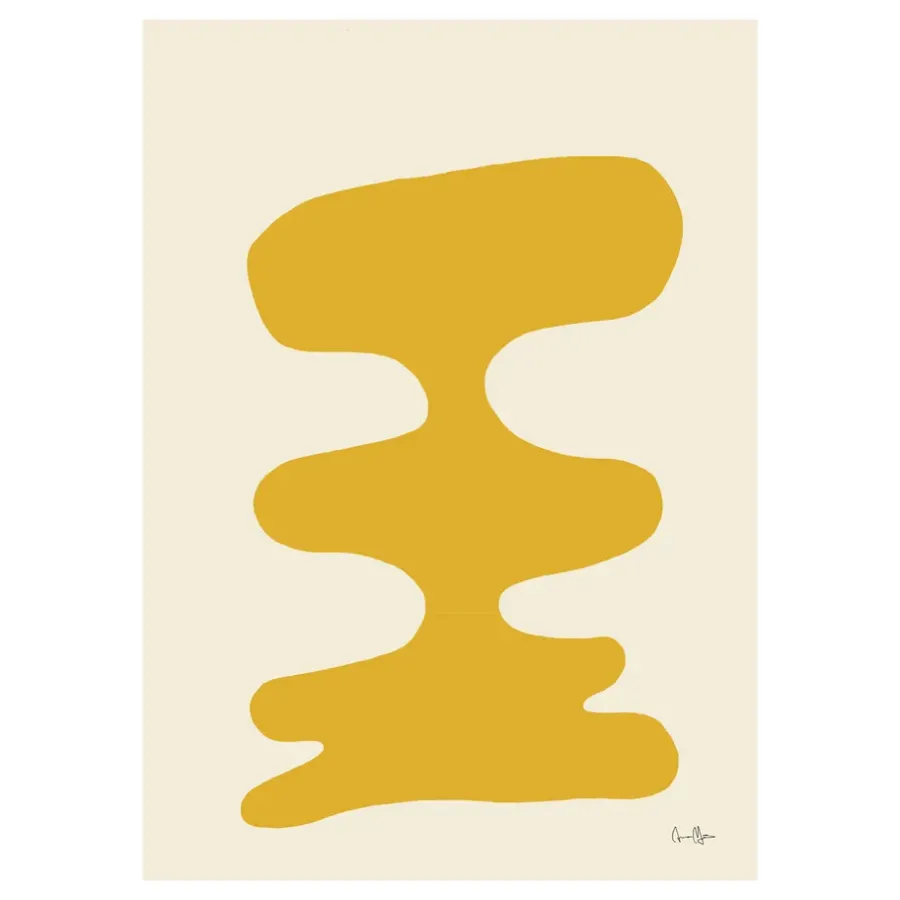 Posters-Paper Collective Soft Yellow poster, 30x40 cm