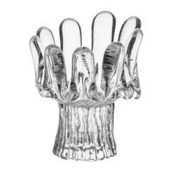 Solros ljuslykta 11,5 cm, Klar^Kosta Boda Discount