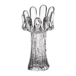 Solros ljuslykta 18 cm, Klar^Kosta Boda Best